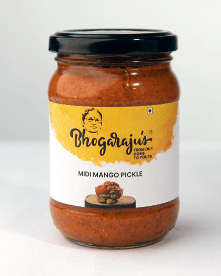 Bhogarajus Midi Mango Pickle - 300 grams (Food Grade Pouch)