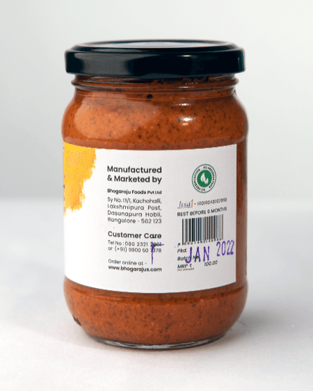 Bhogarajus Midi Mango Pickle - 300 grams (Food Grade Pouch) view 3