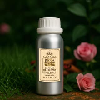 Essent Jannat Ul Firdaus Unisex Roll-On Attar 3.38 fl. oz. (100 ml) | Long-Lasting Natural Fragrance | Alcohol-Free Perfume Oil