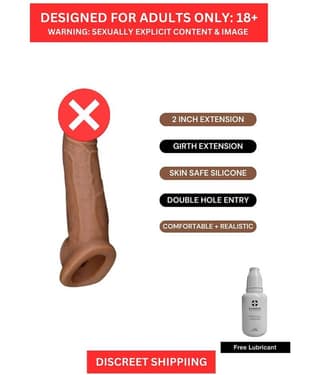 SEX TANTRA PRESENT CHOCO PENIS SLEEVE Skin Safe Silicon Size Extension Penis Sleeve For Men | Sex Toys For Men