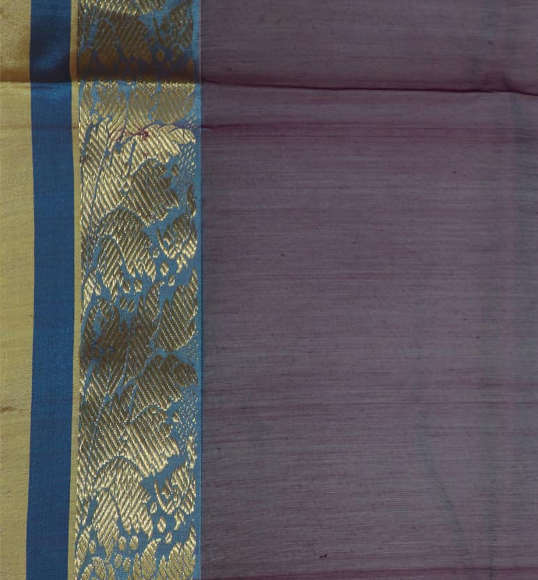 Handloom Chanderi Silk By Cotton Saree view 4