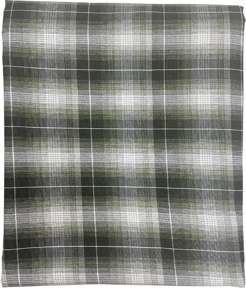 Maharaja Green Cotton Blend Men's Unstitched Shirt Piece ( Pack of 1 )