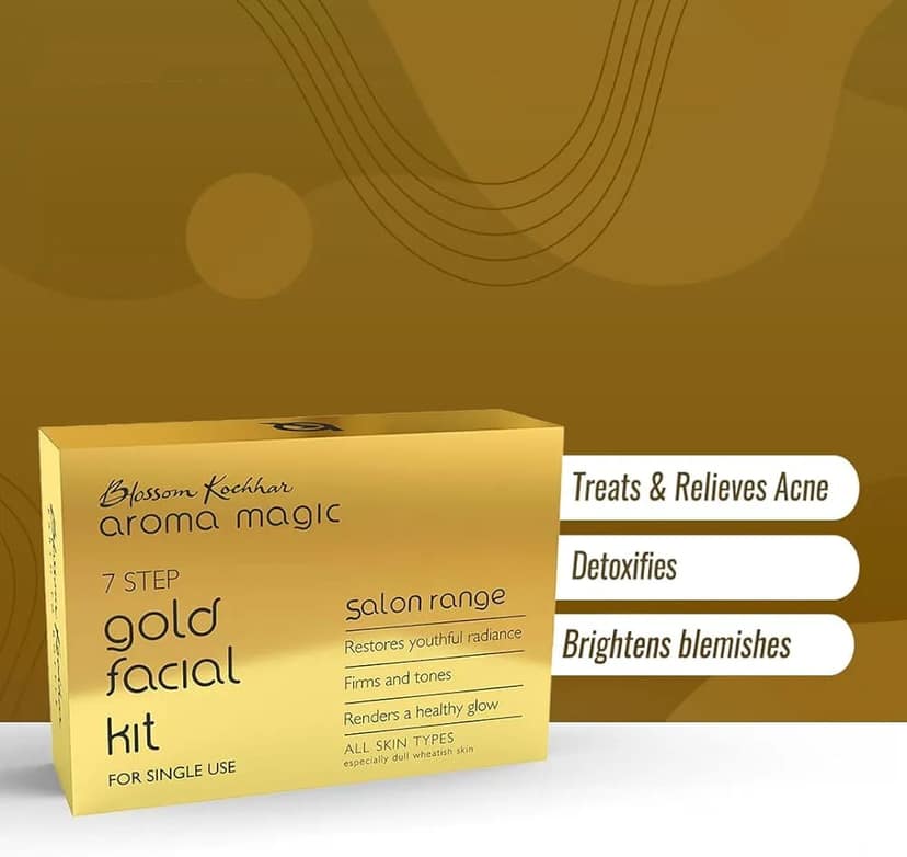Aroma Magic Pearl & Gold Facial Kit For Single Use Combo (2 Pcs) view 6