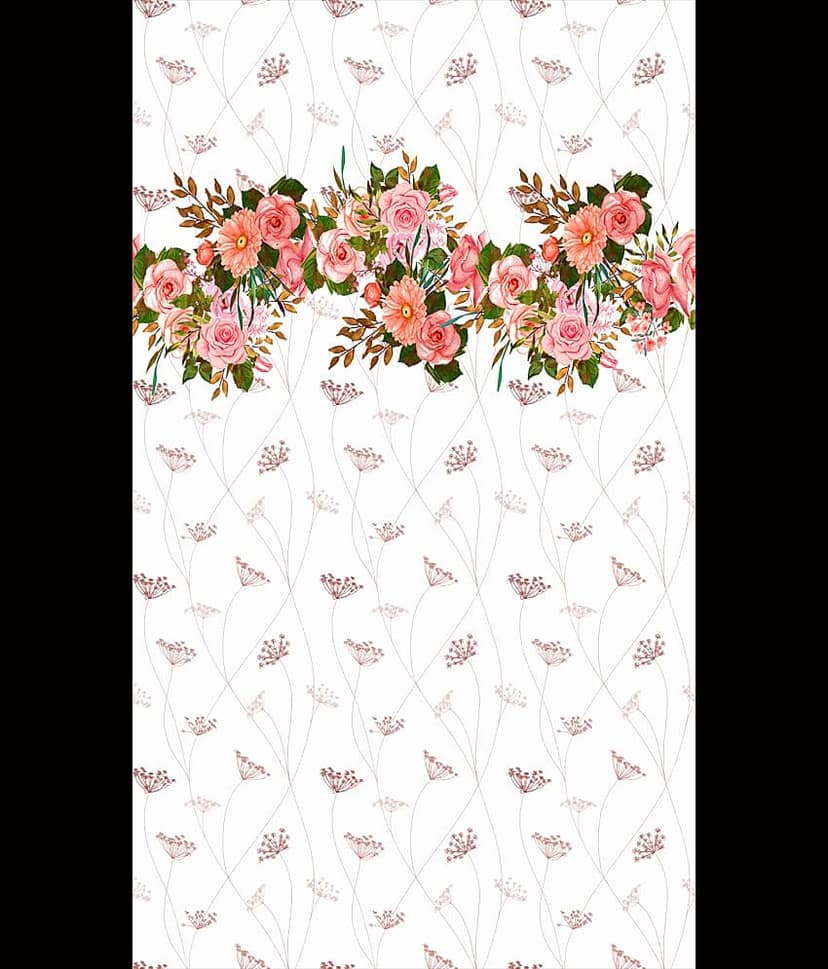 BELLA TRUE Set of 2 Door SemiTransparent Eyelet Polyester Multi Color Curtains ( 213 x 113 cm ) view 2