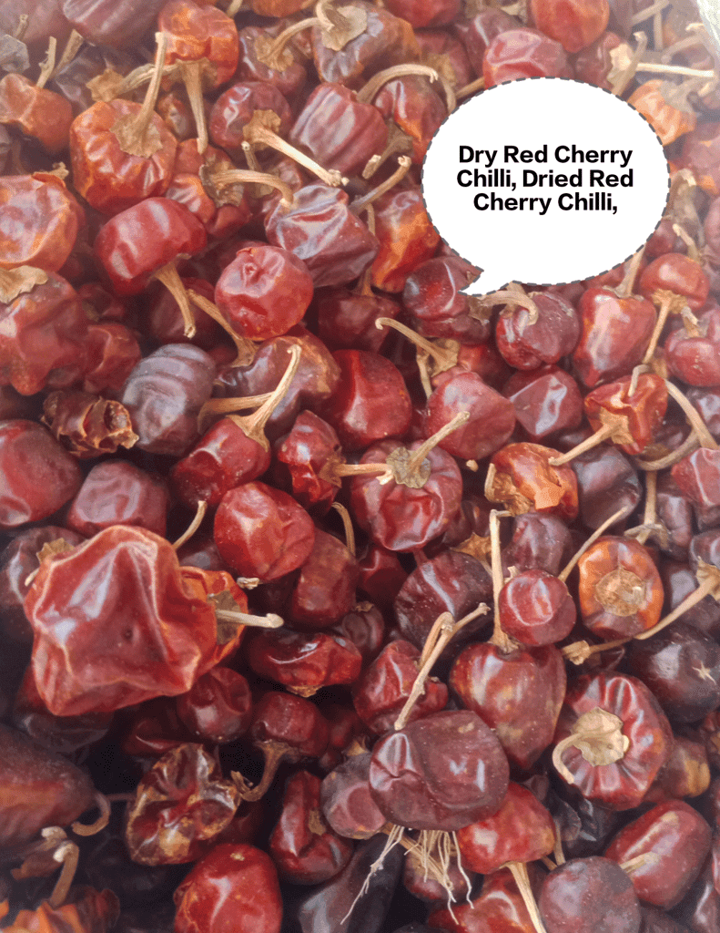 Dry Red Cherry Chilli, Dried Red Cherry Pepper, Sukhi Lal Mirch, Erra Mirapakaya, Ona Mulaku view 2