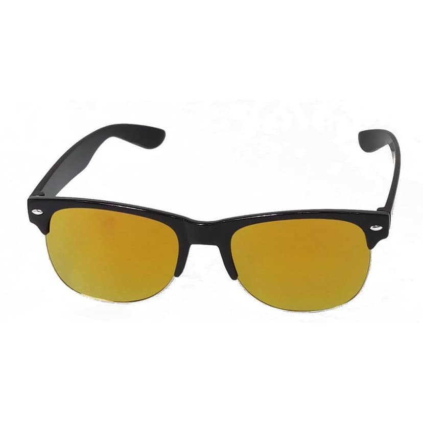 Hrinkar Golden Rectangular Glasses Black Frame Best Goggles for Men & Women - HRS253 view 2