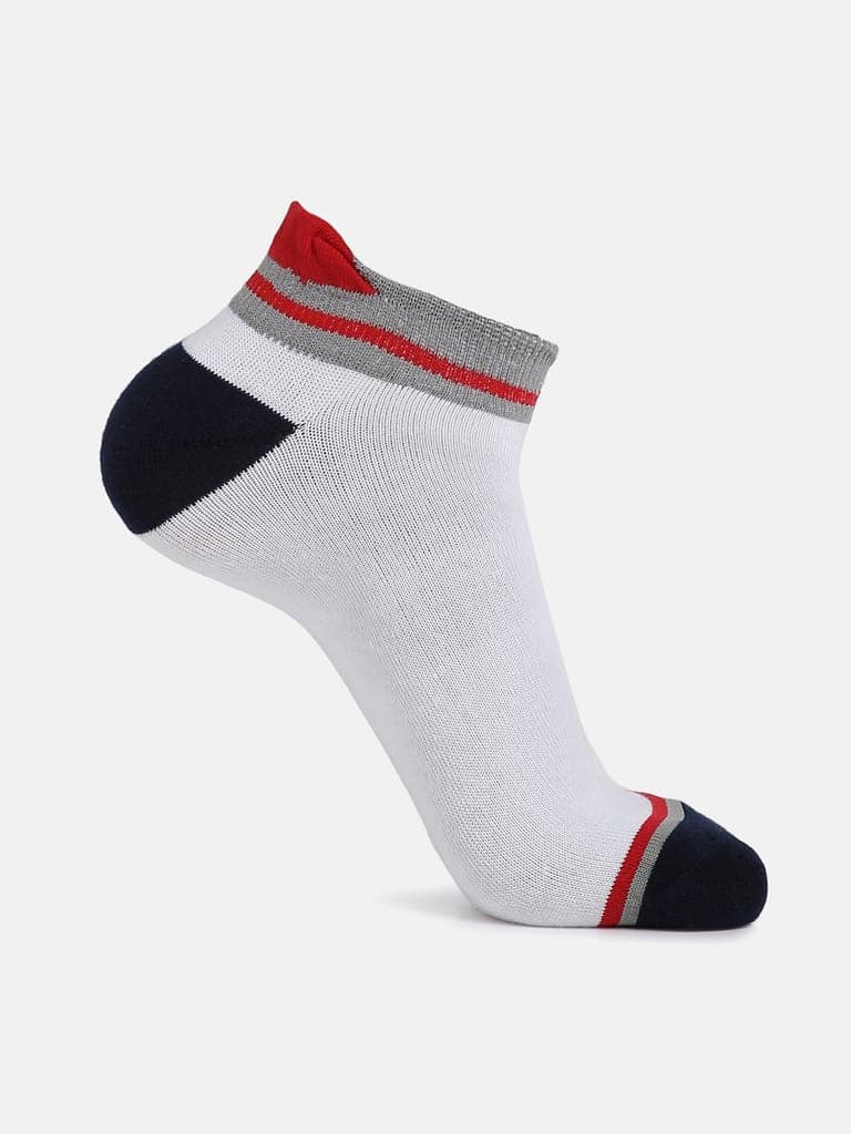 Kolor Fusion Men & Women Colourful Ankle Length Premium Cotton Socks (Pack of 5) view 3