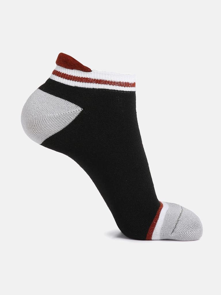 Kolor Fusion Men & Women Colourful Ankle Length Premium Cotton Socks (Pack of 5) view 5