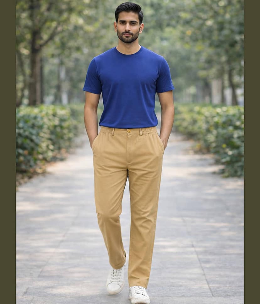QuaClo Cotton Men Pyjama ( Grey ) view 2