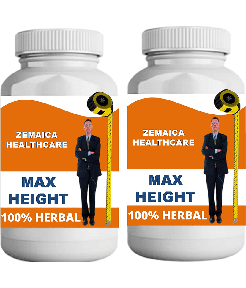 Zemaica Healthcare max height chocolate flavor 0.2 kg Powder Pack of 2