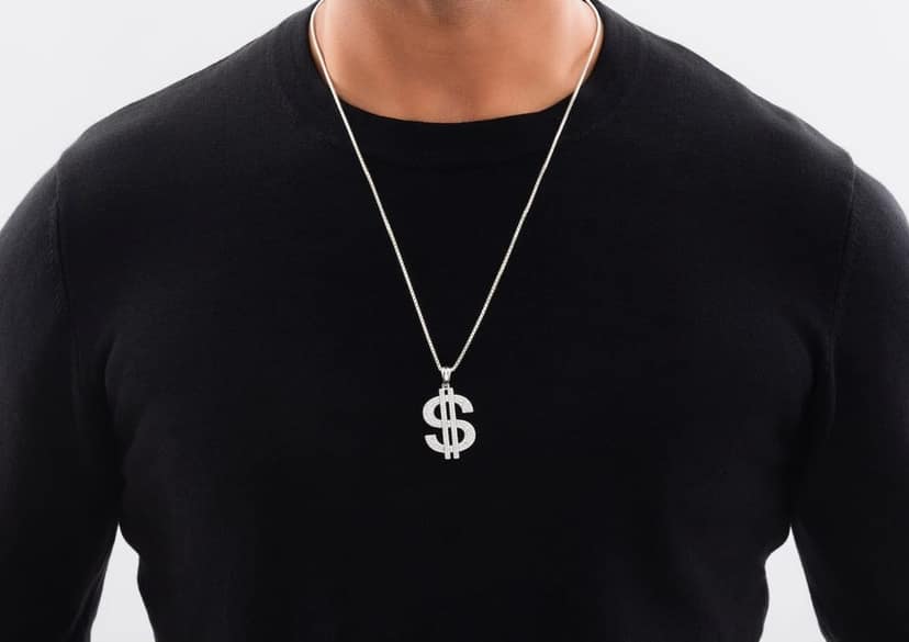 Dollar Bling Pendant view 2