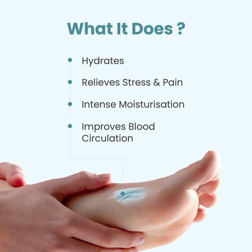 Uniqaya Foot Care Cream Repairs Cracked Heel | Crack Heel Repair Cream For Women & Men, Moisturizes Dry Feet, Combats Feet Odour & Infections view 3