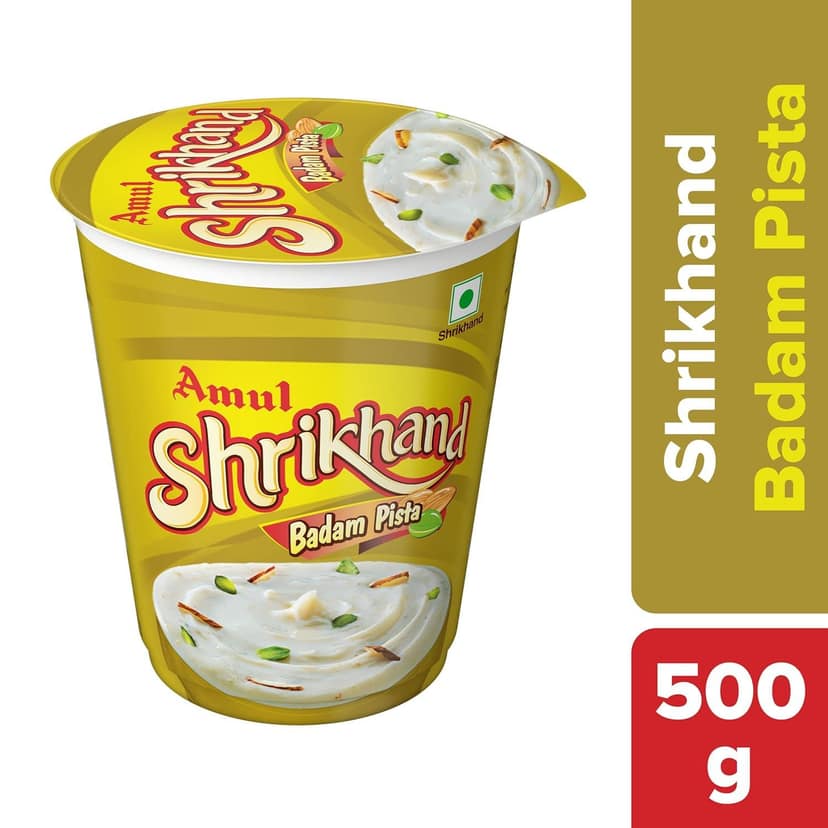 AMUL SHREEKHAND BADAMPISTA 500GM view 5