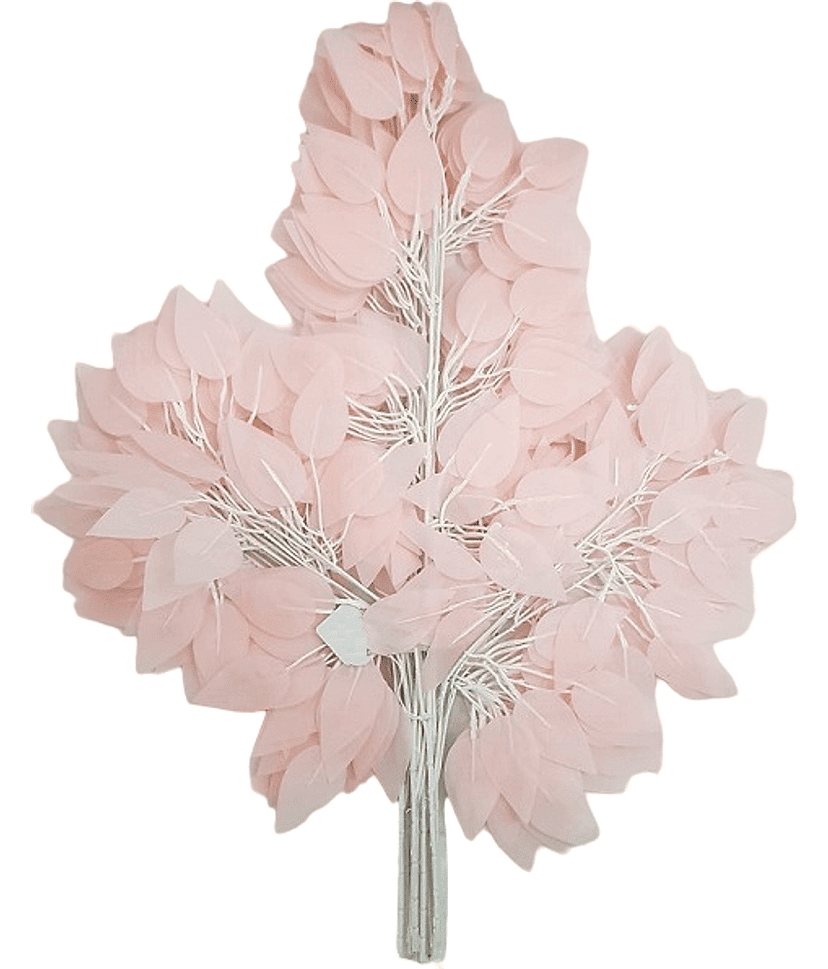 Green plant indoor - Pink Wild Artificial Flowers Bunch ( Pack of 12 ) view 2