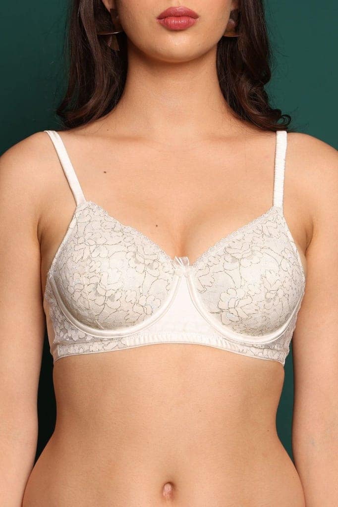 SNOWFLAKE LUMER`E SILK PADDED BRA view 4