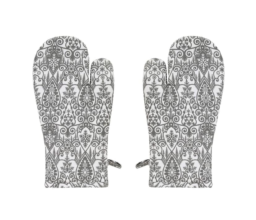 AIRWILL, 100% Cotton Kitchen Padded Oven Gloves, Mitts (Pack of 2)