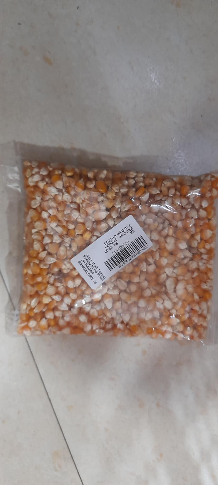 Popcorn maize