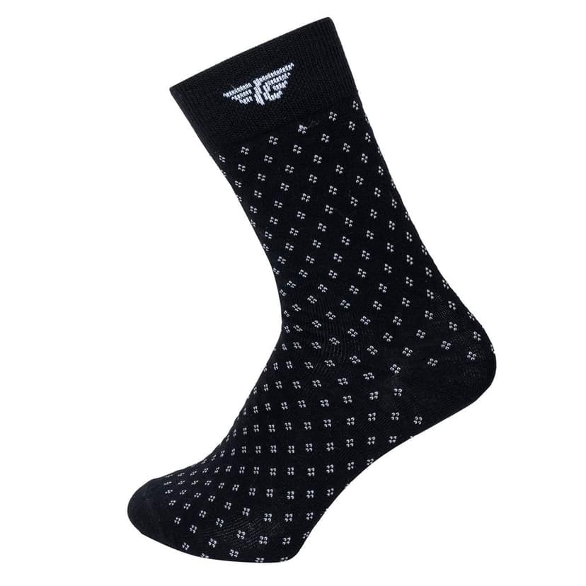 Red Tape Jacquard Full Length Socks for Men | Pack of 3 view 5