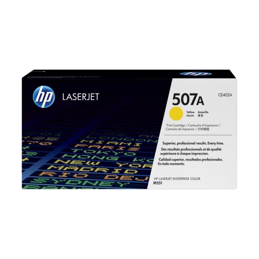 HP 507A Yellow Original LaserJet Toner Cartridge (CE402A) view 3