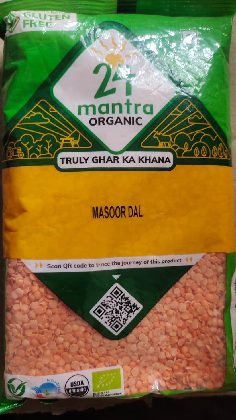 24 mantra organic masoor dal