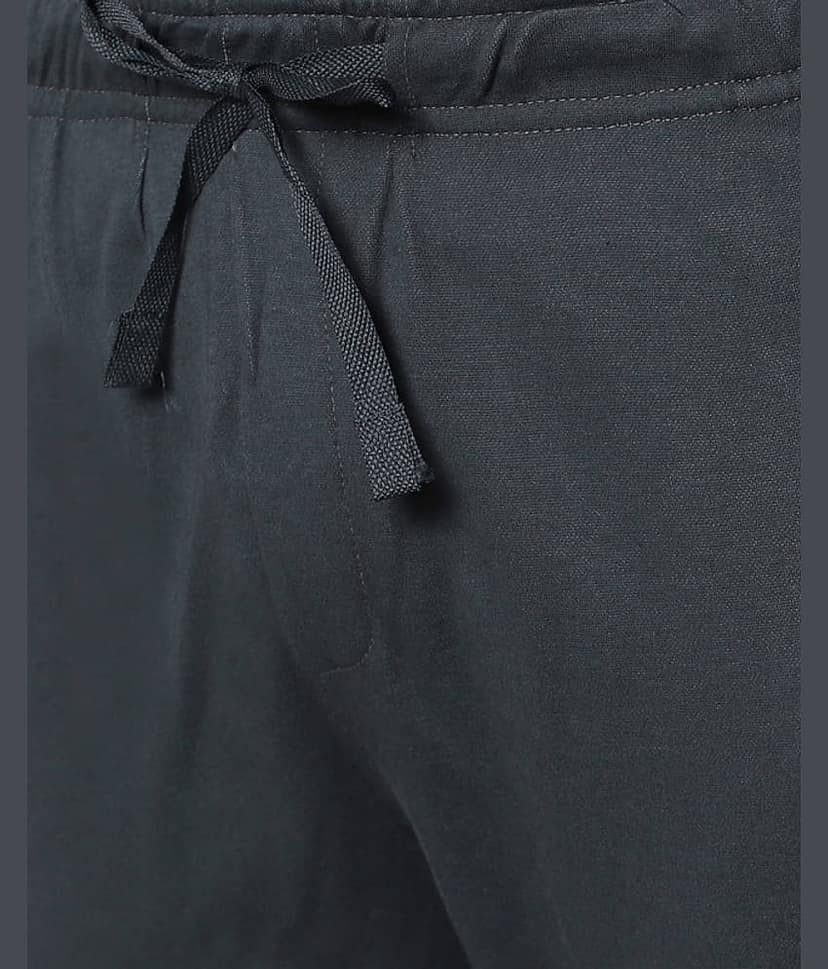 Avoq - Black Cotton Blend Men's Trackpants ( Pack of 1 ) view 2