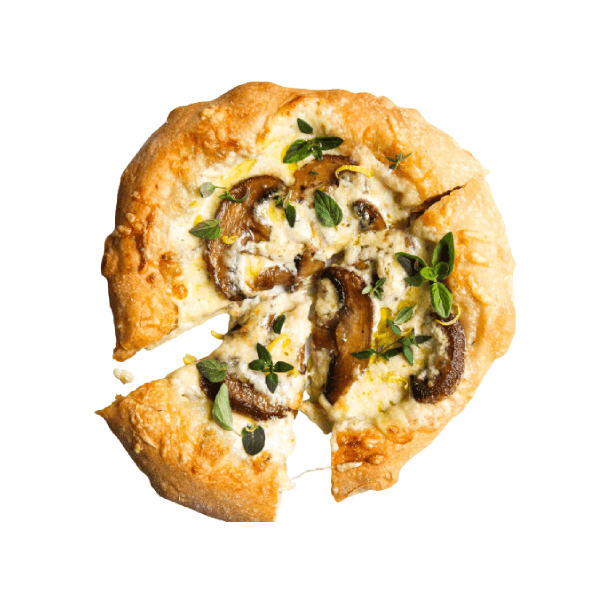 Mushroom Cheese Pizza 7 Inches
