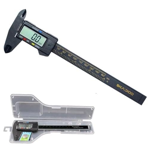 SKADIOO Plastic Vernier caliper, Digital vernier caliper, Vernier caliper 6 inch, Electronic Gauge Micrometer, with LED Screen view 2