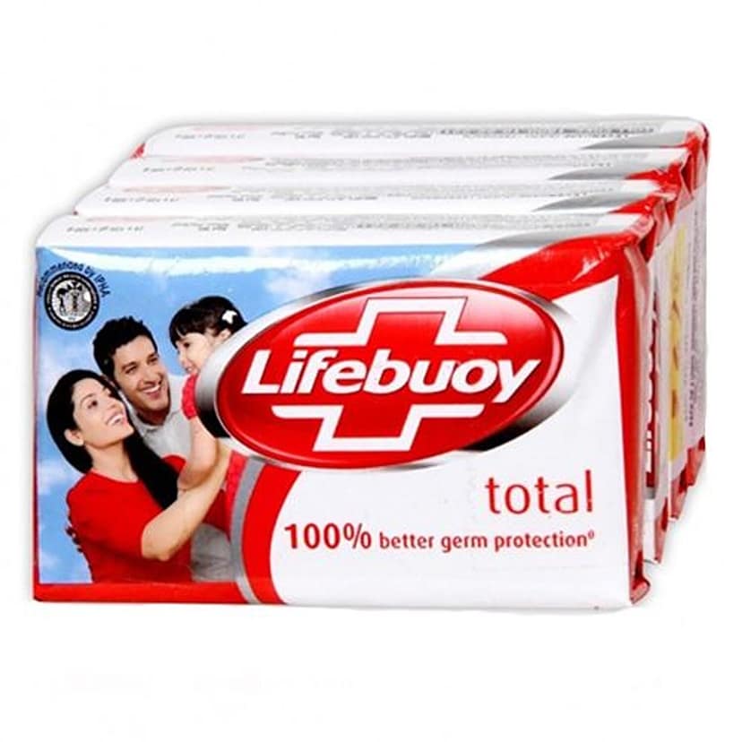 Lifebuoy Total Soap, 100% Stronger Germ Protection, 90 G (Pack Of 3) view 2