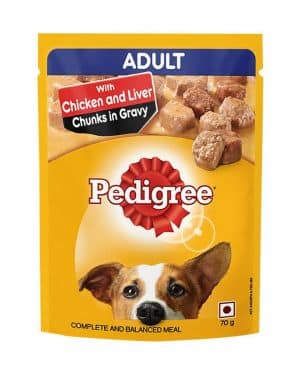 Adult Chicken & Liver Chunks In Gravy 70 Gms