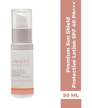 Jovees Premium Sun Shield Matte Tint SPF 40 PA++ Protective Lotion Oil Free, 50ml (Pack of 1)