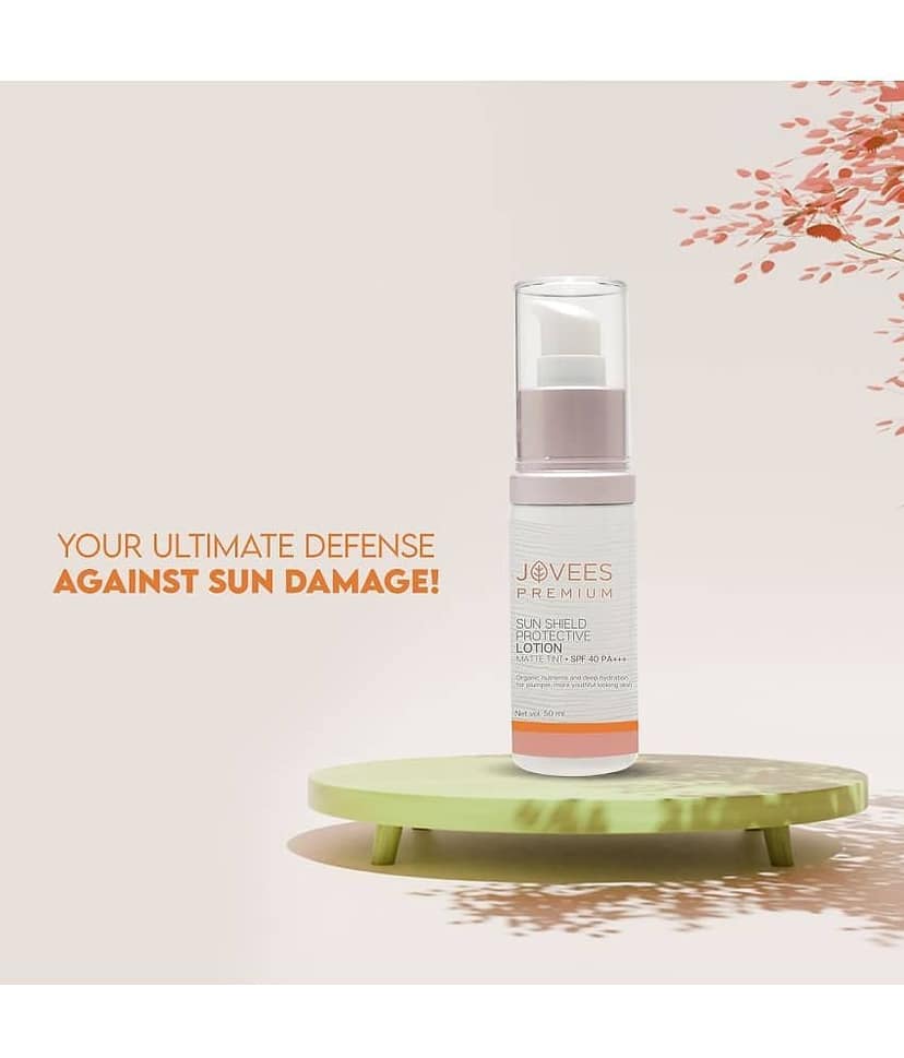 Jovees Premium Sun Shield Matte Tint SPF 40 PA++ Protective Lotion Oil Free, 50ml (Pack of 1) view 2
