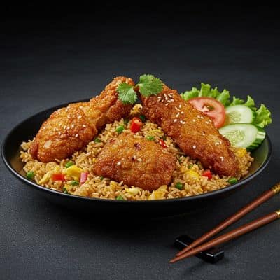 Double Chicken Fried Rice