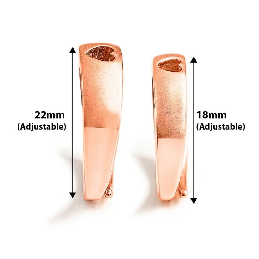 Rose Gold Better Half Couple Rings view 4