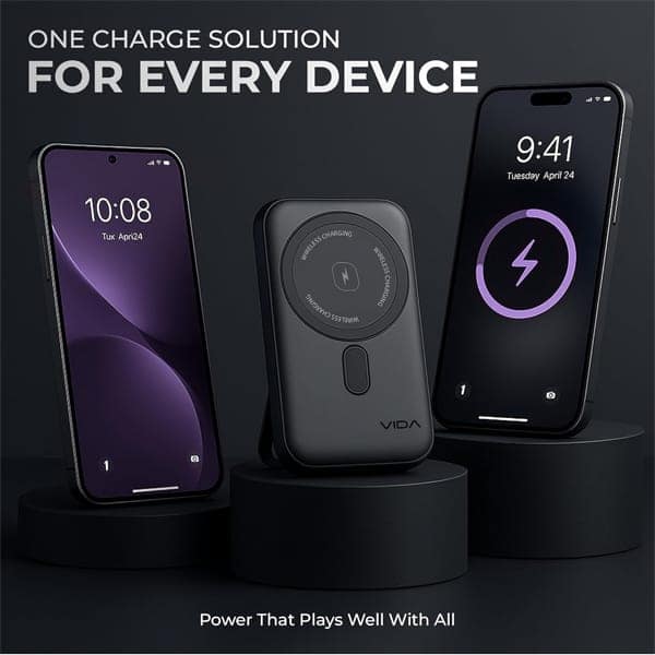 VIDA MagDock 10 10,000mAh Power Bank view 3