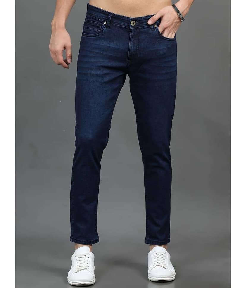 Paul Street Slim Fit Washed Men's Jeans - Blue ( Pack of 1 )