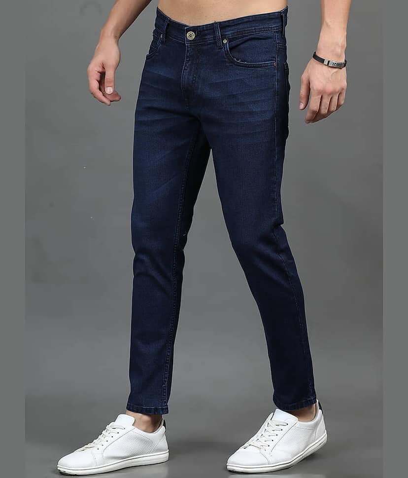 Paul Street Slim Fit Washed Men's Jeans - Blue ( Pack of 1 ) view 3