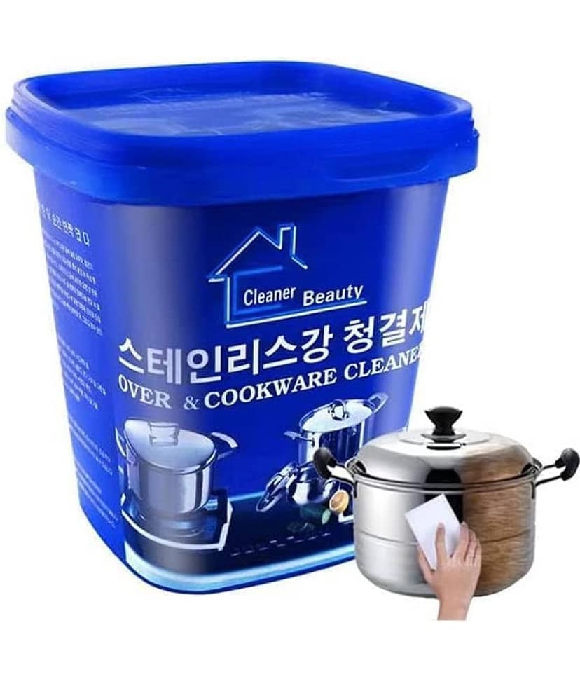DHSMART Multi-Purpose Quick Clean Cookware Cleaner Dishwash Powder Dish wash Cleaning Powder 300g 1 no.s