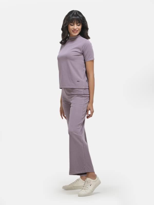 KOI Lycra Co-ord Set Lavender view 3