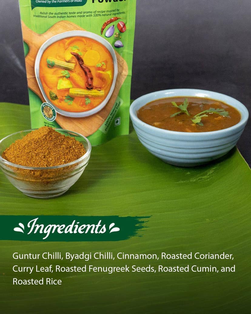 Farmveda Sambar Powder - 100g view 3