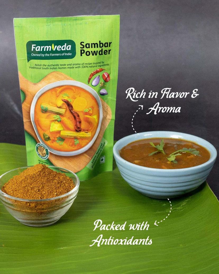 Farmveda Sambar Powder - 100g view 4