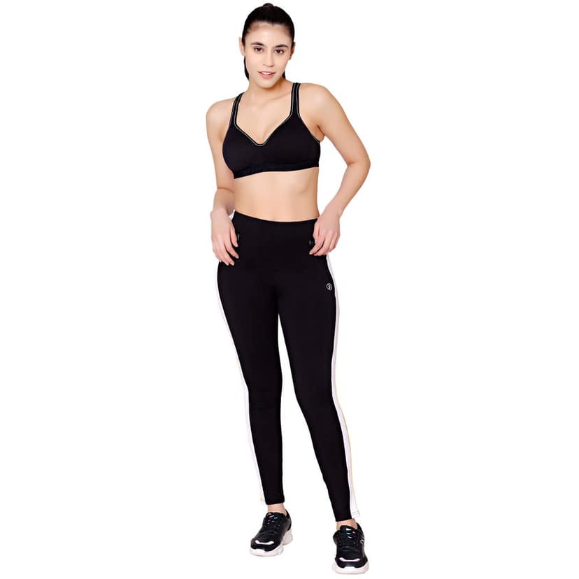 Bodycare cotton spandex wirefree adjustable straps seamless padded sports bra-1615B view 5