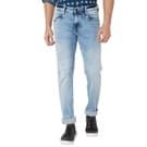 Denim Deluxe Stretch Narrow Fit Iced Light Blue Jeans