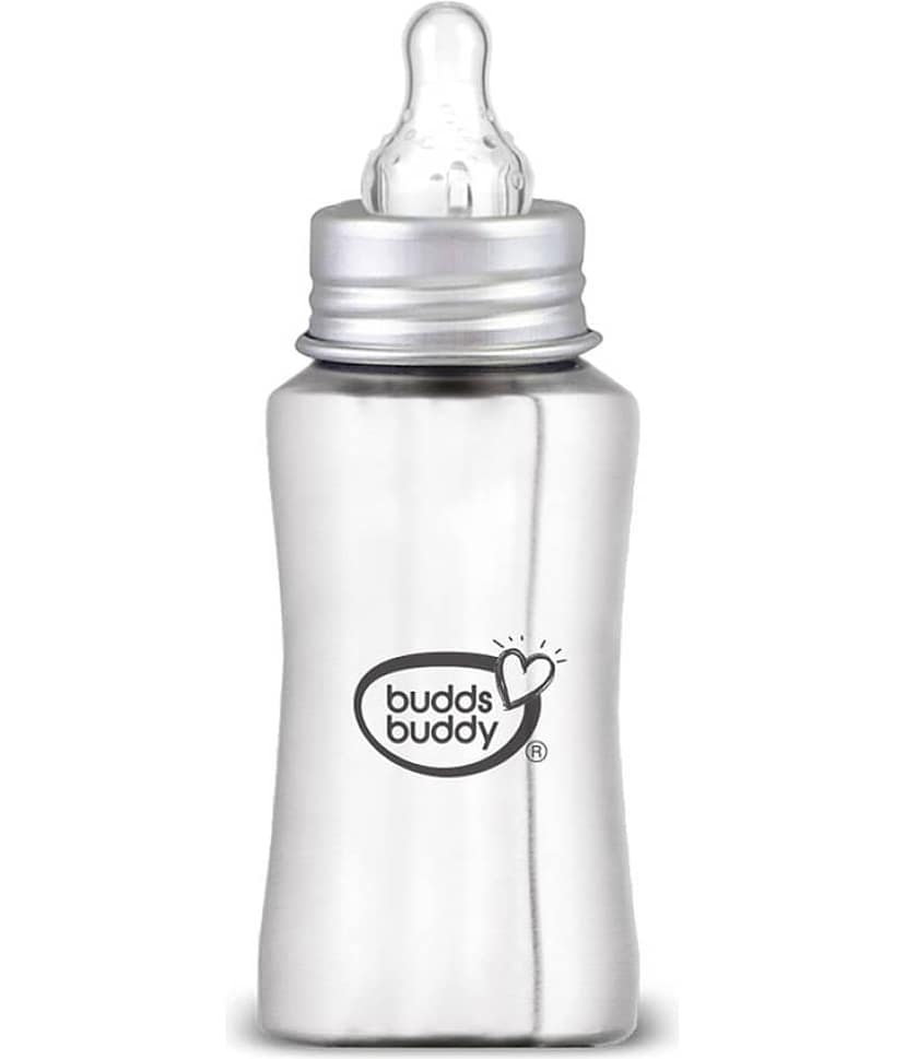 Buddsbuddy - Silver 180 ml Feeding Bottle (Pack of 1) view 2
