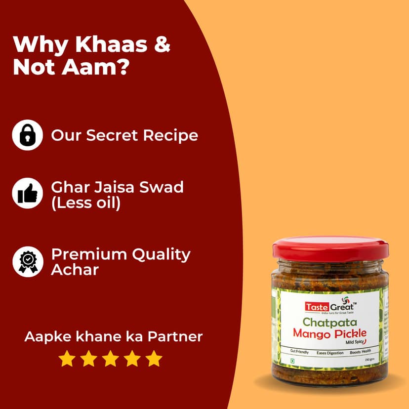 Chatpata Aam ka Achar - Pack of 2 (500g) view 2