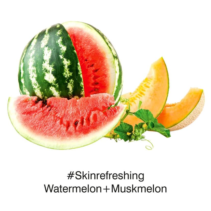 MasKing Bamboo Facial Sheet Mask of Watermelon & Muskmelon for Skin Refreshing Ideal for Women & Men 20ml, (Pack of 1) view 3