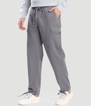 Bene Kleed Relax Men's Cargos - Grey ( Pack of 1 )