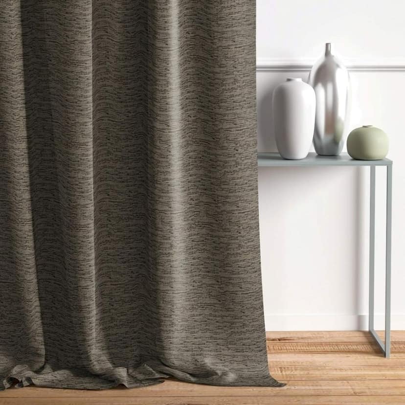 DDECOR Live beautiful 1 Piece of 9 Ft Curtain, Color : Grey