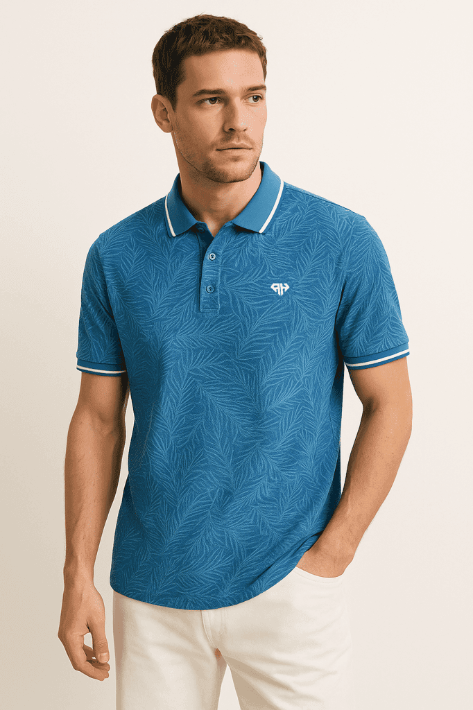 AH Blue Forest Classic Polo