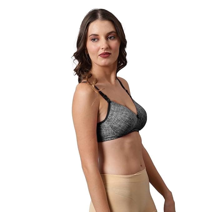 Be-wild Full coverage non wired casual t-shirt Padded bra for women and girls/ladies/everyday/fancy/adjustable/regular/cotton/seamless bra view 6