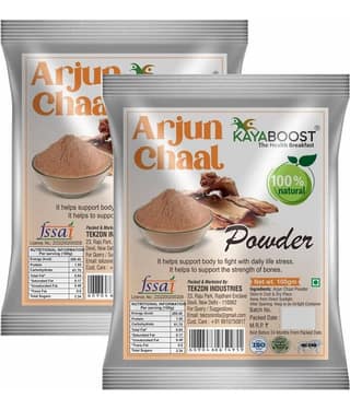 KAYABOOST Arjun ki Chaal Powder, Arjuna Bark, Arjun Chal Tree Kwath, Pack of 2 (2 x 100 g)